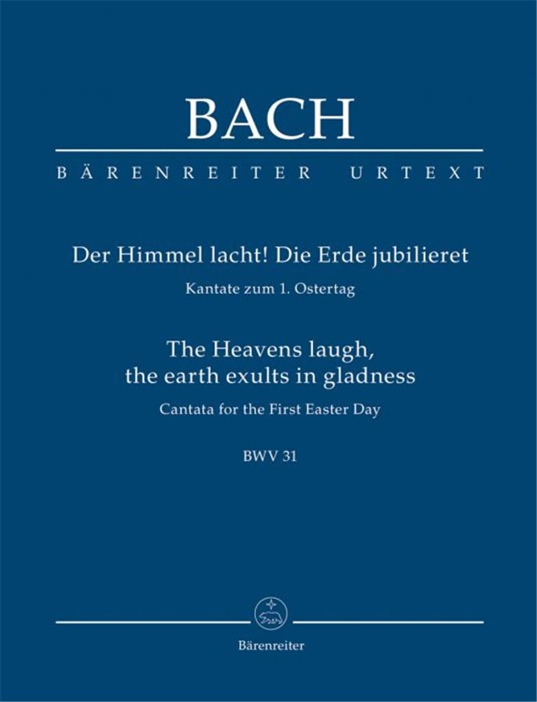 The Heavens laugh, the earth exults in gladness